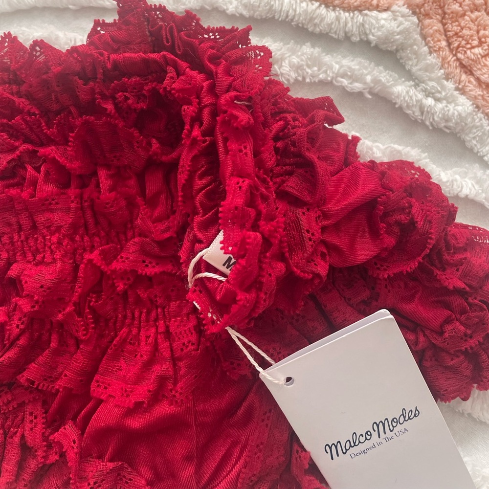 Red Ruffle Bloomers - Picture 3 of 3